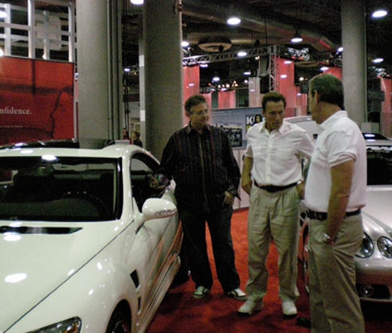 lorinser arnold Arnolod checking out a new Lorinser