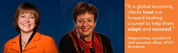 APCO Worldwide PR Margery Kraus APCO Worldwide PR Margery Kraus