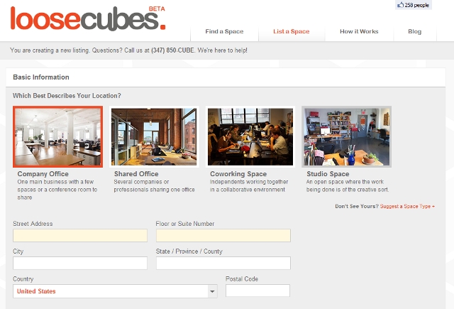 loosecubes input Loosecubes input spaces