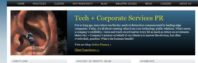 talking Makovsky PR hollers with the loudest of em.