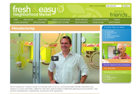 fresh Fresh & Easy manufacturing jobs