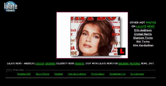 here Katarina Witt photos gamed on LA Late