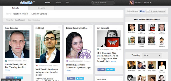 Following social media friends on Newsle. Following social media friends on Newsle.