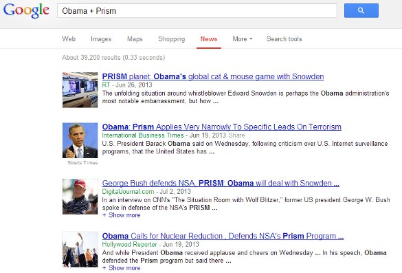 Obama and Prism