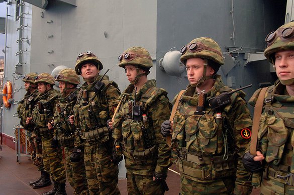 Russian Special Forces aboard the Moskva