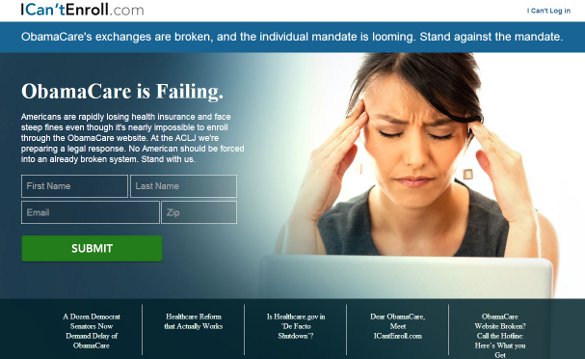 icantenroll landing page