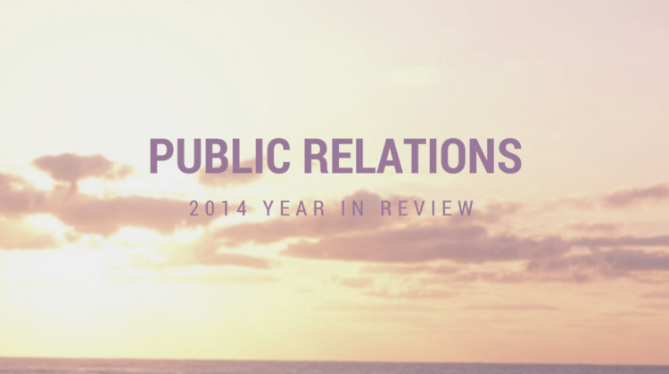 public relations in 2014