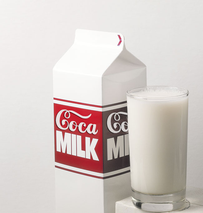 what does coca cola plus milk do to the body