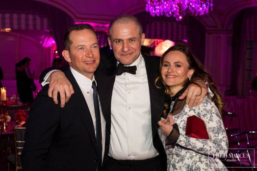 Ronn Torossian with Inna and Elan Katz