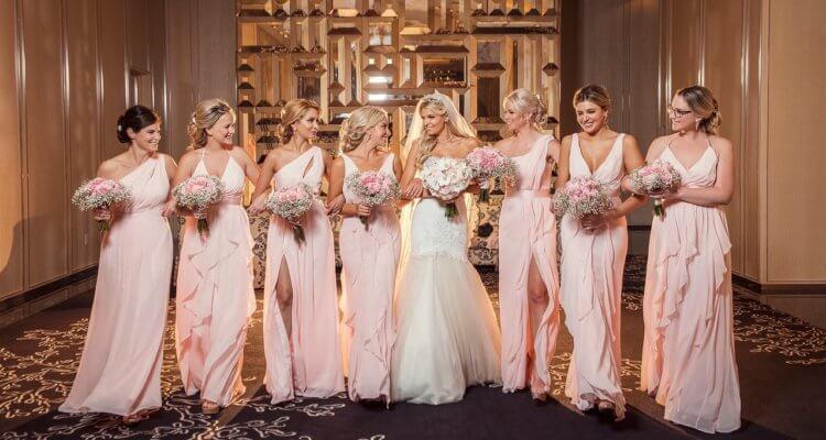 Kristen Sanne and Bridesmaids