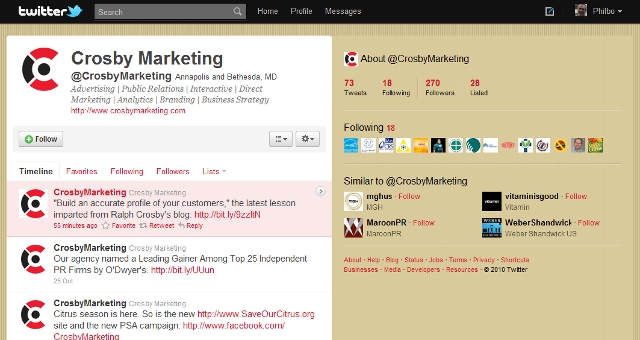 crosbymarketing Crosby says they will tell you.