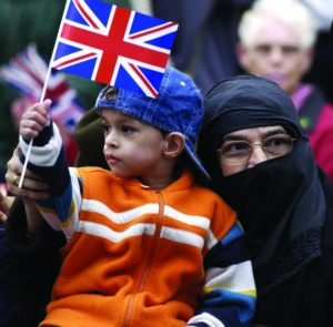 British Muslims, London, UK