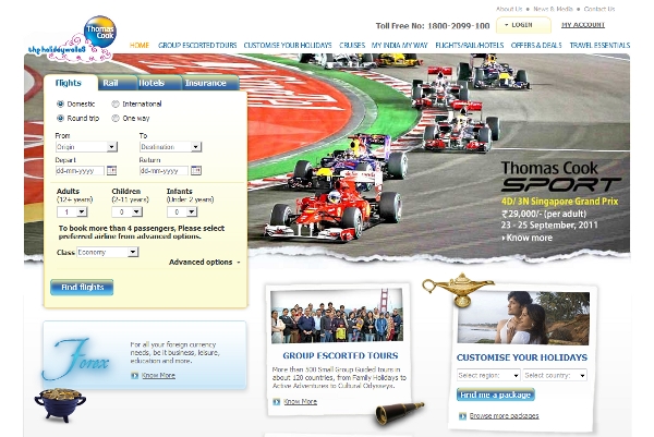 cook Thomas Cook India