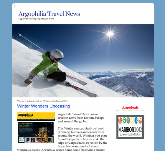 theo1 copy eNewsletters.travel sample mail