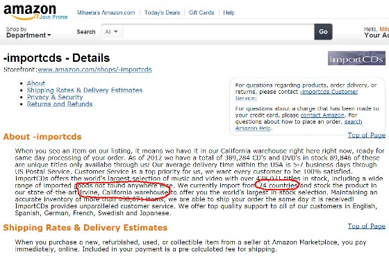Amazon inefficiency