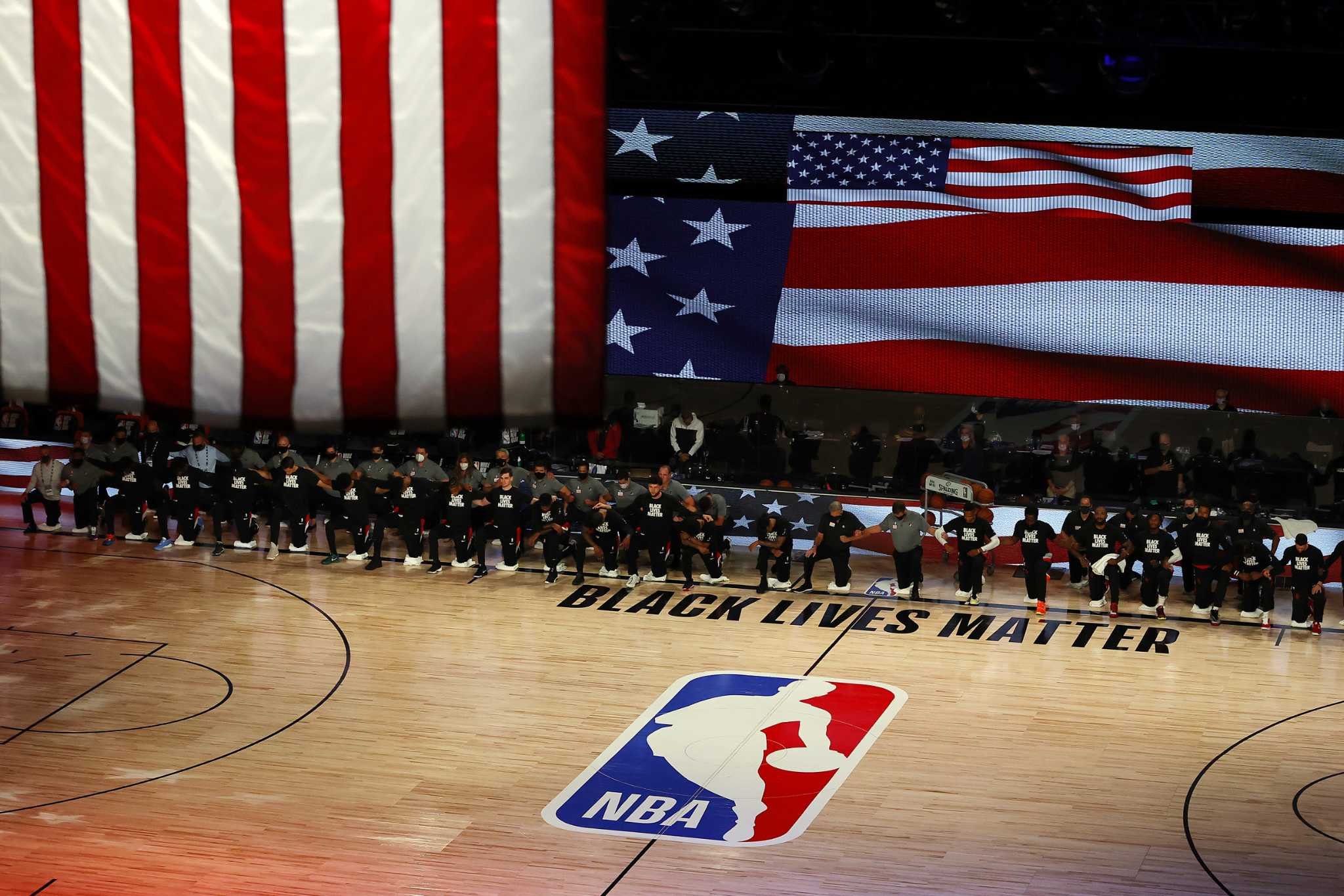 Nba Athletes Stand Together In Protest Pr News 